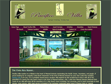 Tablet Screenshot of pacificovilla.com